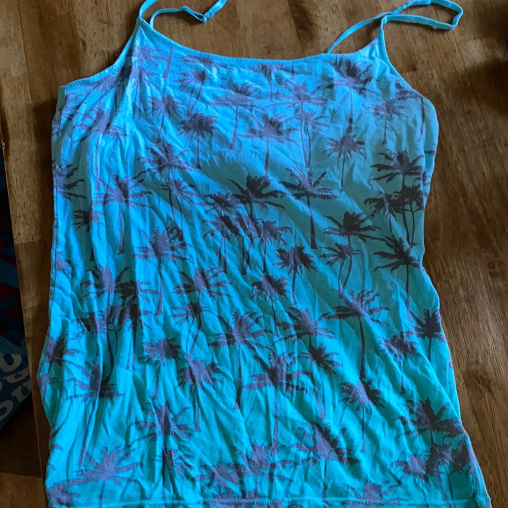 Spaghetti strap tank tops different brands selling together